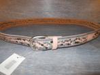 Roze/grijze riem met studs en een zilverkleurige gesp, Kleding | Dames, Riemen en Ceinturen, Minder dan 3 cm, Overige kleuren