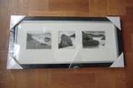 zwart houten fotolijst voor drie afbeeldingen - Ikea, Minder dan 50 cm, Nieuw, 50 tot 75 cm, Hout
