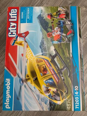 PLAYMOBIL CITY LIFE 71203 helicopter beschikbaar voor biedingen