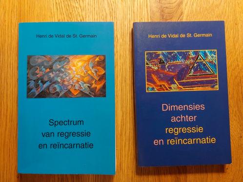 2x Vidal de St.Germain over regressie en reincarnatie, Boeken, Esoterie en Spiritualiteit, Zo goed als nieuw, Achtergrond en Informatie