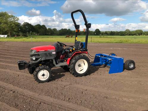 Verhuur Minitrekker, overtopfrees, Tuin en Terras, Hand-tuingereedschap, Nieuw, Ophalen