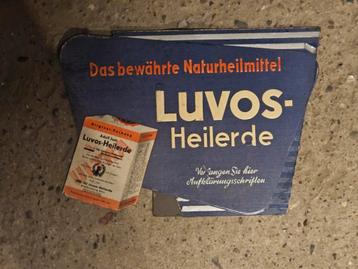 Oud Kartonnen Reclamebord Drogist - Luvos Heilerde beschikbaar voor biedingen