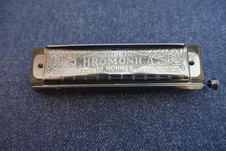 Mondharmonica Homer Chromonica 270 G in etui (2 exemplaren), Muziek en Instrumenten, Blaasinstrumenten | Mondharmonica's, Gebruikt