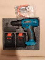 Koopa Boor- en Schroefmachine met Accu' + extra, Variabele snelheid, Nieuw, Ophalen of Verzenden, Boor- en Schroefmachine