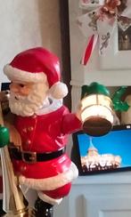 Bewegende kerstman piek met verlichting, Diversen, Kerst, Ophalen of Verzenden, Zo goed als nieuw