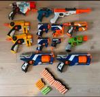 Partij van 13 Nerf Pistolen met pijltjes, Ophalen of Verzenden, Gebruikt