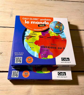 Caly Globe - Opblaasbare Wereldbol 50cm Nieuw  2x beschikbaar voor biedingen