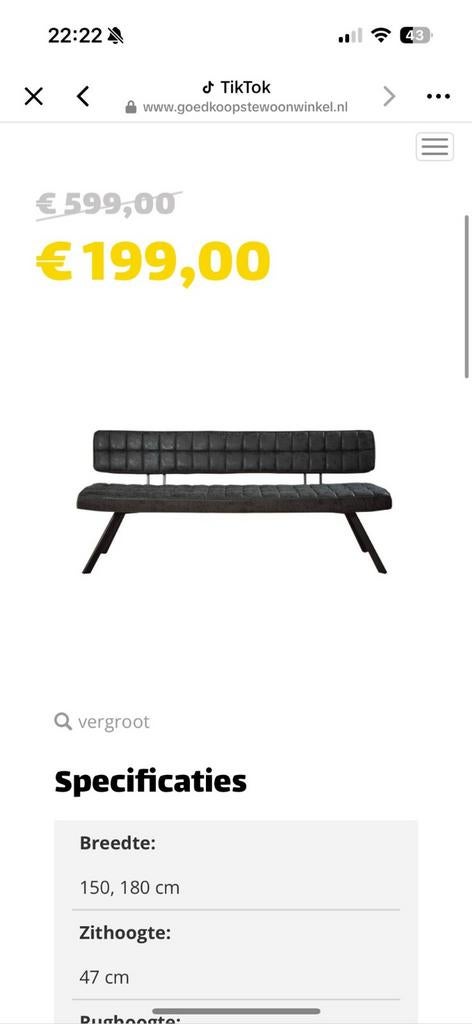 Eetkamerstoelen - Opkoop Partij - Nu €199, Ophalen of Verzenden, Gebruikt, Stof, Modern