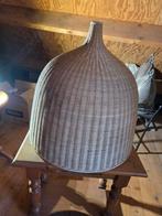Grote rieten lampenkap - sfeervol!, Ophalen, Gebruikt, Rond, Landelijk
