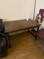 Stevige Massieve houten eettafel, Huis en Inrichting, Tafels | Eettafels, Ophalen, Gebruikt, 50 tot 100 cm, 100 tot 150 cm