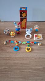 Zo goed als nieuwe set met houten babyspeelgoed, Kinderen en Baby's, Ophalen of Verzenden, Zo goed als nieuw