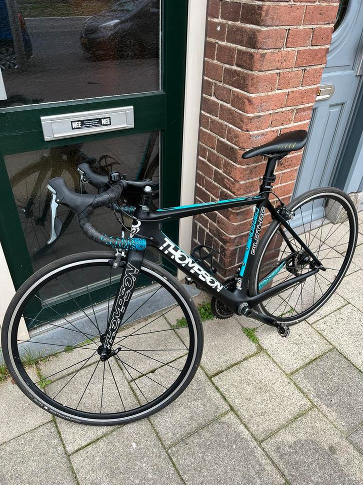 Thompson Pilot-RC Shimano Tiagra racefiets full carbon 50, Fietsen en Brommers, Fietsen | Racefietsen, Zo goed als nieuw, Overige merken