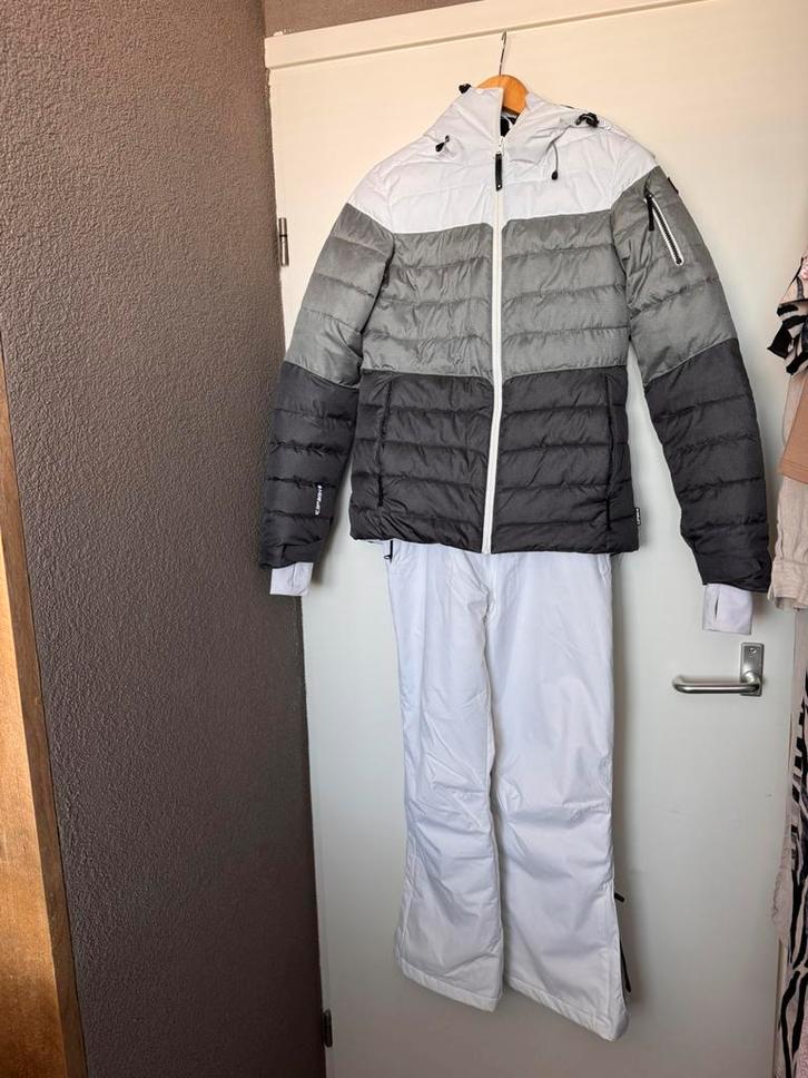 Meisjes skijas en broek 34 icepeak, 164 CMP, Kinderen en Baby's, Kinderkleding | Maat 164, Zo goed als nieuw, Meisje, Sport- of Zwemkleding