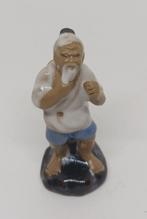 Chinese mudman 8cm, Antiek en Kunst, Kunst | Beelden en Houtsnijwerken, Ophalen of Verzenden