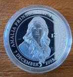 Amalia 18, 7 december 2003, penning, Postzegels en Munten, Penningen en Medailles, Overige materialen, Ophalen of Verzenden