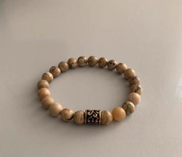 Armband Karma natuursteen/zilver (nieuw)  beschikbaar voor biedingen