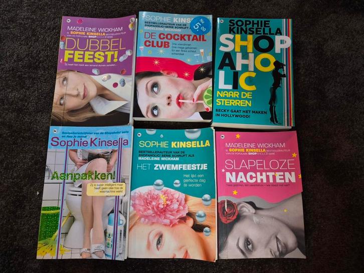 Sophie Kinsella 6 boeken, Boeken, Literatuur, Zo goed als nieuw, Ophalen of Verzenden