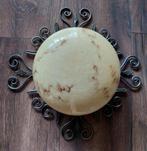 Art deco plafonniere, Ophalen, Gebruikt, Glas