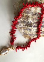 Ketting, Ophalen of Verzenden, Nieuw, Rood, Overige materialen