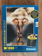 Clementoni glow in the dark puzzel - Olifant, Hobby en Vrije tijd, Denksport en Puzzels, Ophalen of Verzenden, 500 t/m 1500 stukjes
