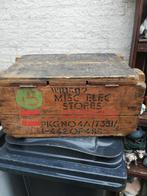 Brits/Canadese kist. Met opdruk wo2, Verzamelen, Militaria | Tweede Wereldoorlog, Ophalen of Verzenden, Landmacht, Engeland, Kist of Geocache