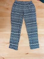 Zwart/witte pantalon met elastiek, maat XS, Divided, Lang, Maat 34 (XS) of kleiner, Divided, Ophalen of Verzenden