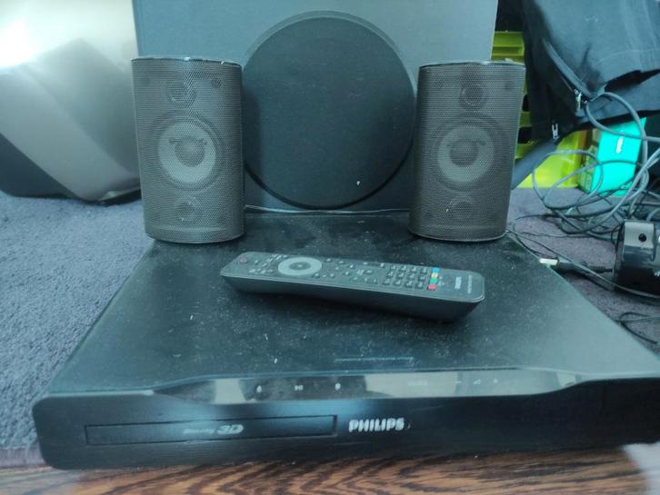 Philips Blu-ray Speler met Speakers, Audio, Tv en Foto, Home Cinema-sets, Ophalen of Verzenden