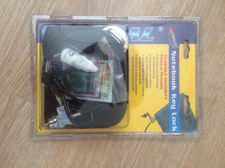 Anti-diefstal slot nieuw voor laptop of notebook, Computers en Software, Windows Laptops, Nieuw, Ophalen of Verzenden