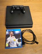 PlayStation 4 Slim 500GB met FIFA 18, Spelcomputers en Games, Spelcomputers | Sony PlayStation 4, Ophalen, Met 1 controller, Slim