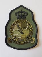 Camo Kroonpatch badge DHC Defensie helikopter Commando Gilze, Ophalen of Verzenden, Luchtmacht, Nederland, Embleem of Badge