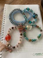Ibiza Armbanden Set, Sieraden, Tassen en Uiterlijk, Armbanden, Overige kleuren, Ophalen of Verzenden, Zo goed als nieuw, Elastiek