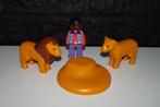 10 - PLaymobil 123 dierentuin leeuwen, Ophalen of Verzenden, Gebruikt