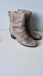 Shabbies gevoerde  enkellaarzen 39 taupe, Lage of Enkellaarzen, Ophalen of Verzenden, Gedragen, Bruin