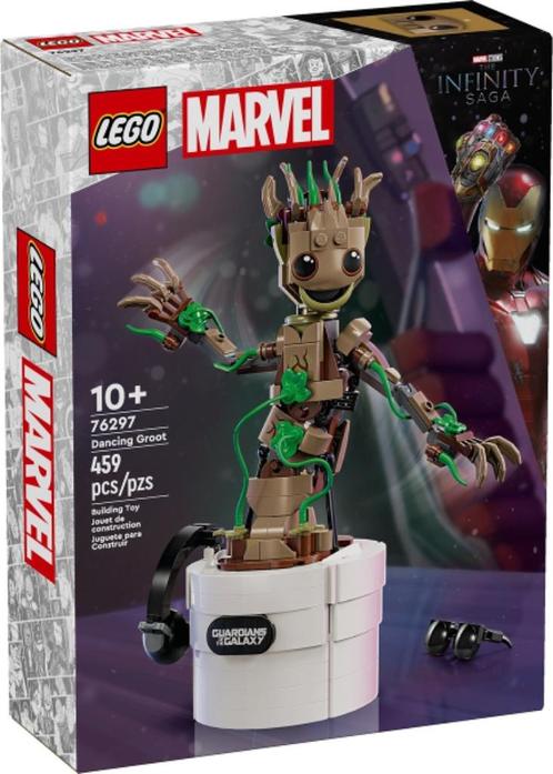 Lego Super Heroes 76297 Dancing Groot, Kinderen en Baby's, Speelgoed | Duplo en Lego, Nieuw, Lego, Complete set, Ophalen of Verzenden