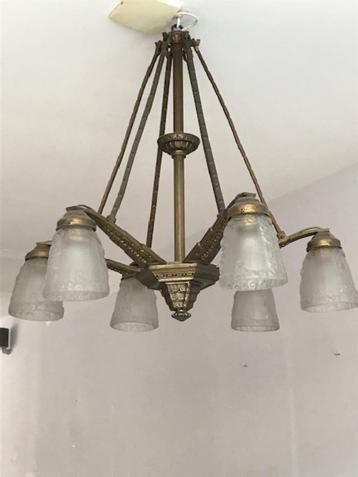 bijzondere antieke hanglamp  beschikbaar voor biedingen