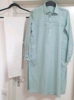 Maat XS Blauw pak indiase Hindoestaanse bollywood pak, Kleding | Heren, Ophalen of Verzenden, Zo goed als nieuw, Blauw, Overhemd