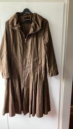 Creenstone. Groen/bruine midi (tussen)jas. Maat 44/46, Creenstone, Maat 46/48 (XL) of groter, Ophalen of Verzenden, Zo goed als nieuw