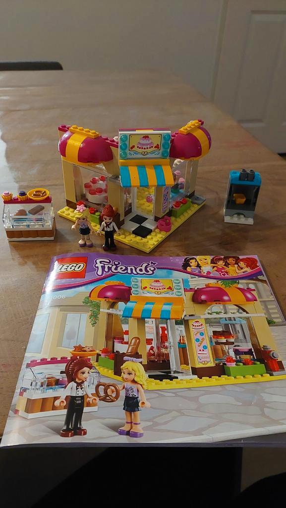 Lego Friends Bakkerij, Kinderen en Baby's, Speelgoed | Duplo en Lego, Zo goed als nieuw, Lego, Complete set, Ophalen of Verzenden