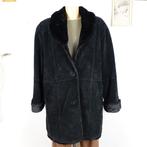 Cianelli zwart echt leer shearling-stijl jas Sz 42, Cianelli, Verzenden, Zwart, Maat 42/44 (L)