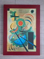 Ingelijste Wassily Kandinsky prent, Verzamelen, Ophalen of Verzenden, Voor 1940, Gebruikt