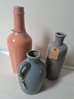 Set decoratieve vazen, Steen, Overige kleuren, Ophalen of Verzenden, Zo goed als nieuw