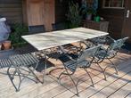 tuinmeubel set Anton Damen, Tuin en Terras, Ophalen, Gebruikt, Hocker, Hardhout
