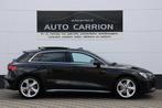 Audi A3 SPORTBACK 35 TFSI S-Tronic S-Line Pano Sonos BTW !, 1300 kg, 4 cilinders, Leder en Stof, Zwart