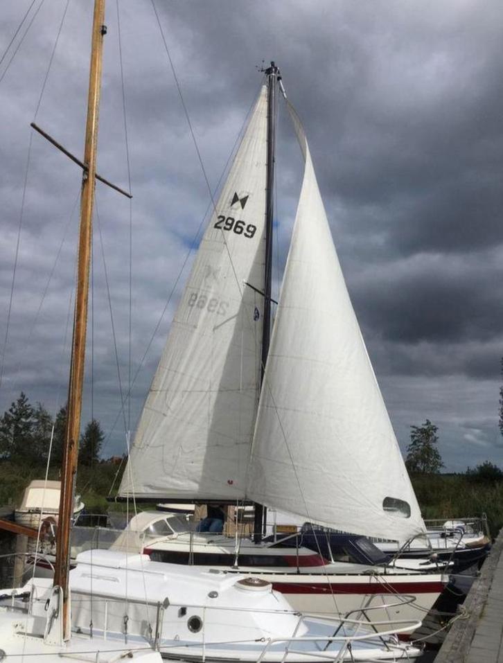GEZOCHT: Rolfok/-genua + grootzeil Friendship 28, Watersport en Boten, Zeilen en Zeiltoebehoren, Gebruikt, Grootzeil, 6 meter of meer