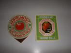2 Oude etiketten Phoenix bier uit Amersfoort, Verzamelen, Ophalen of Verzenden, Zo goed als nieuw, Overige typen, Overige merken