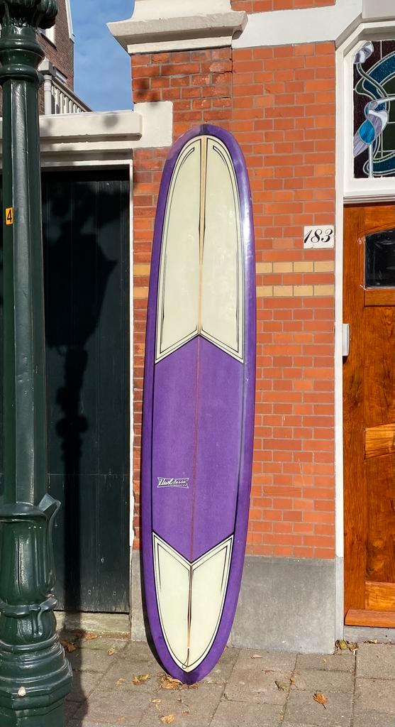 Longboard 9’3 UWL Classic single fin, Watersport en Boten, Golfsurfen, Zo goed als nieuw, Longboard, Ophalen of Verzenden