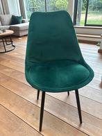 Groene Velvet Stoelen 6 stuks, Ophalen, Overige kleuren, Zo goed als nieuw, Eén