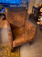 vier nette eetkamer stoelen, Ophalen, Minder dan 75 cm, Leer, Zo goed als nieuw