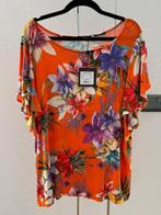 NIEUW Claudia Strater top shirt flower dessin 44 italian fab, Verzenden, Maat 42/44 (L), Nieuw, Oranje