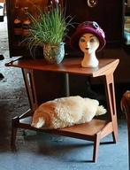 Vintage Louis van Teeffelen sidetable, bijzettafel teak, Ophalen